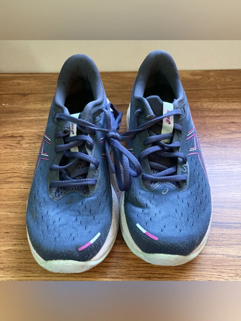 ASICS Dark Blue FFBlast+ PureGel Gel-Cumulus Running Shoes 8